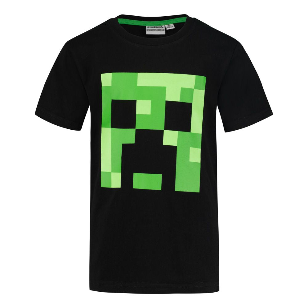 Тениска Minecraft Black Creeper, размер 128