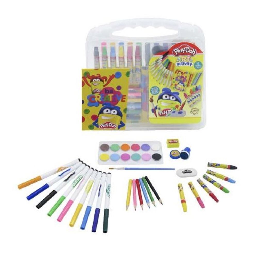 Комплект за рисуване Play Doh - 40 части, в куфарче
