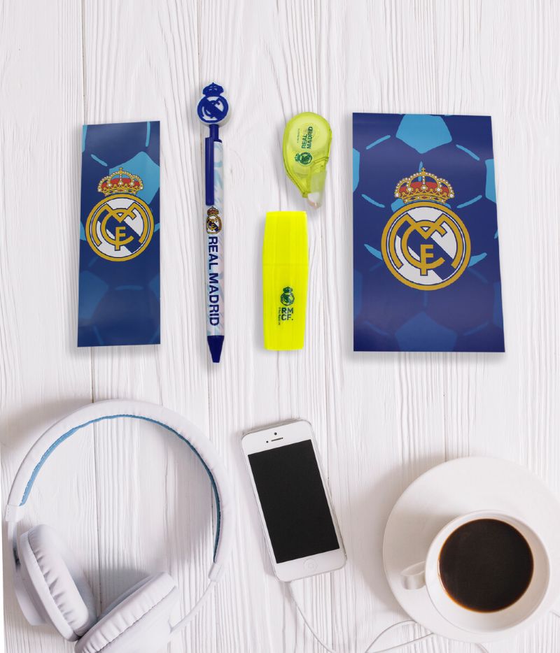 Сет с тетрадка Real Madrid