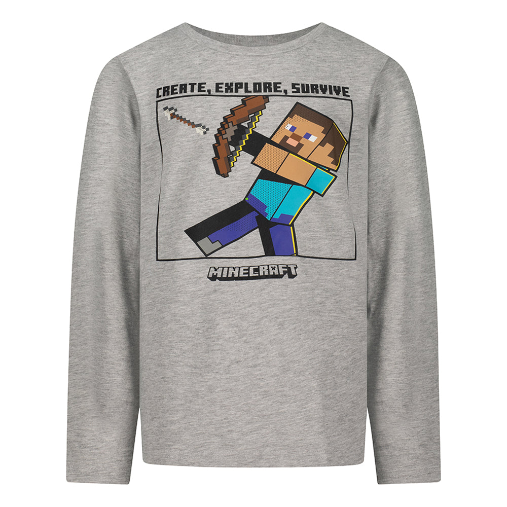 Блуза с дълъг ръкав MINECRAFT Steve, размер 128