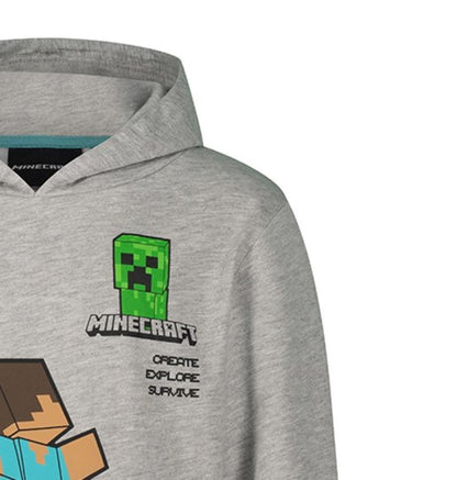 Блуза с качулка MINECRAFT create, explore, survive, размер 128