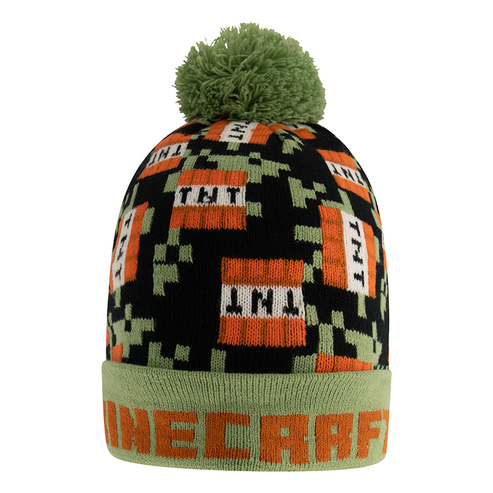 Шапка MINECRAFT Green TNT, размер 56