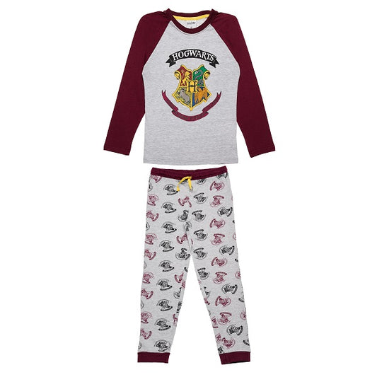 Пижама Harry Potter бордо/сив