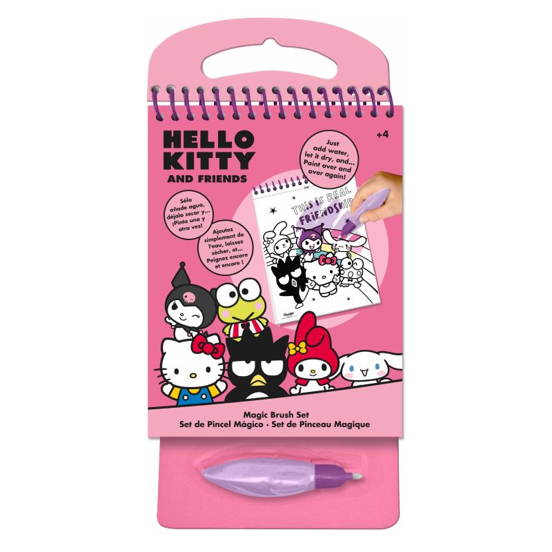 Магически тефтер за оцветяване с вода Hello Kitty