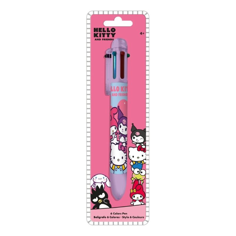 Многоцветен химикал  Hello Kitty and Friends  6 цвята