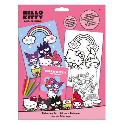 Комплект за оцветяване с тетрадка Hello Kitty