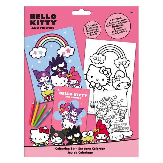Комплект за оцветяване с тетрадка Hello Kitty