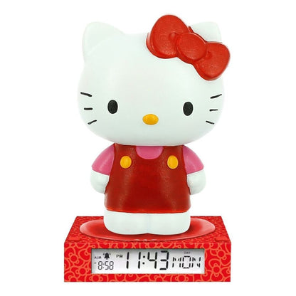 3D лампа с будилник Hello Kitty