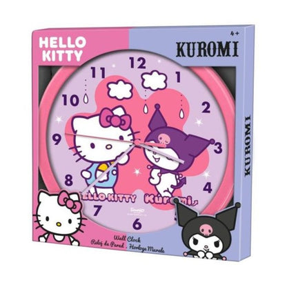 Стенен часовник Hello Kitty и Kuromi