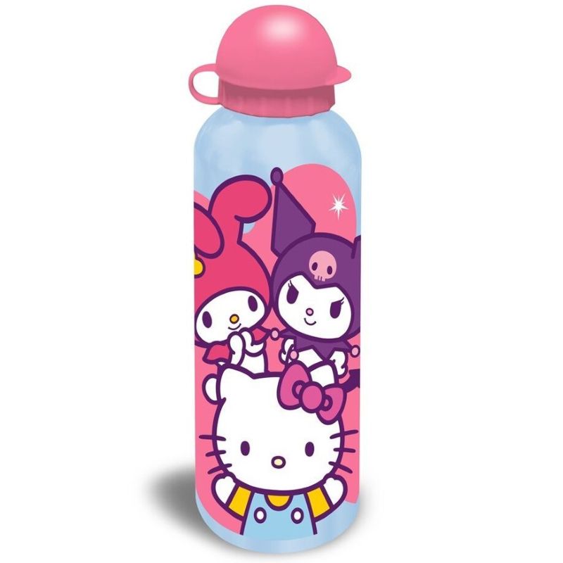 Алуминиева бутилка Hello Kitty 500 ml, 3 вида, асортимент