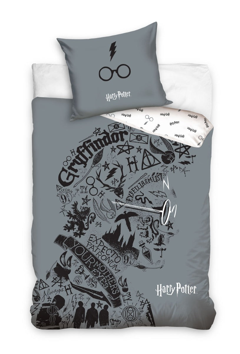 Детски спален комплект Harry Potter Gray Style светещ в тъмното
