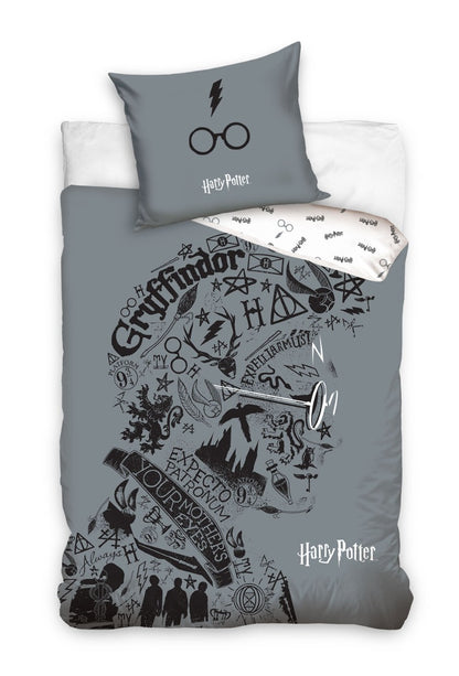 Детски спален комплект Harry Potter Gray Style светещ в тъмното