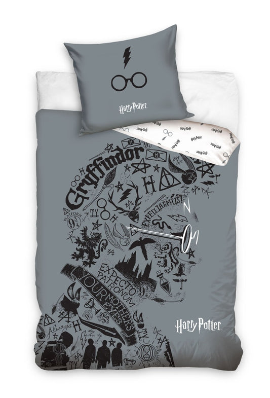 Детски спален комплект Harry Potter Gray Style светещ в тъмното