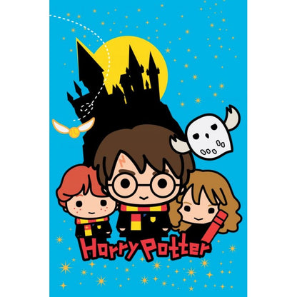 Поларено одеяло Harry Potter blue 100х150 см