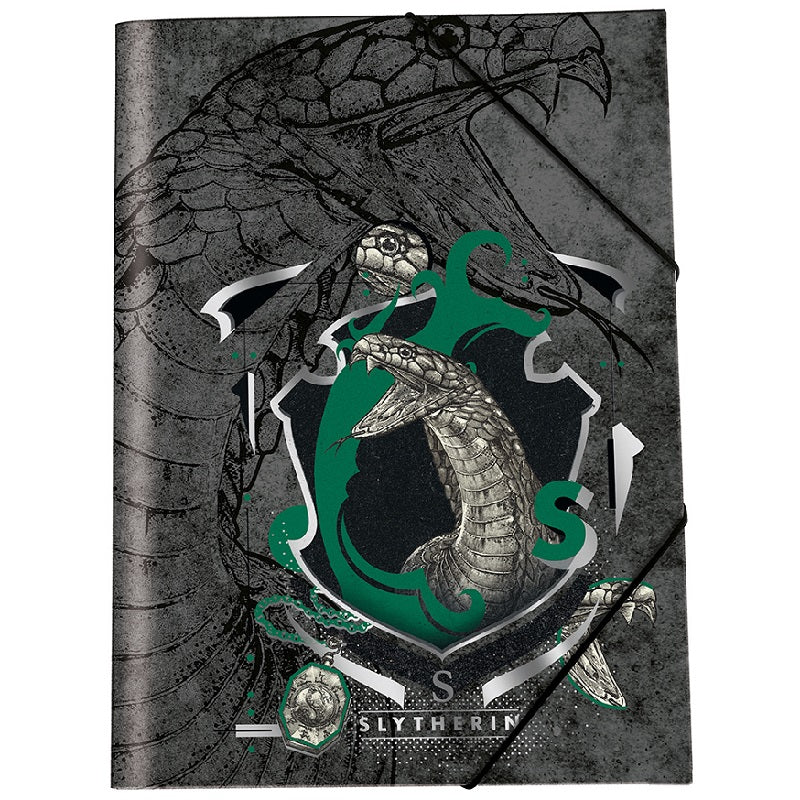 Папка с ластици Harry Potter Slytherin