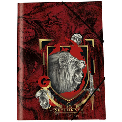 Папка с ластици Harry Potter Gryffindor