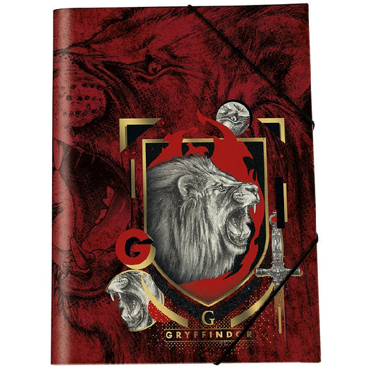 Папка с ластици Harry Potter Gryffindor