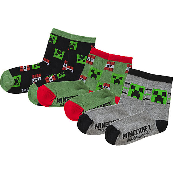 Чорапи Minecraft Red 2022, размер 35-38
