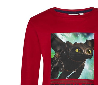 Блуза Как да си дресираш дракон червен, размер 110