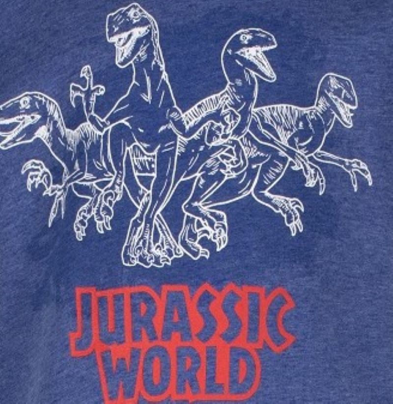 Тениска Jurassic World blue, размер 164