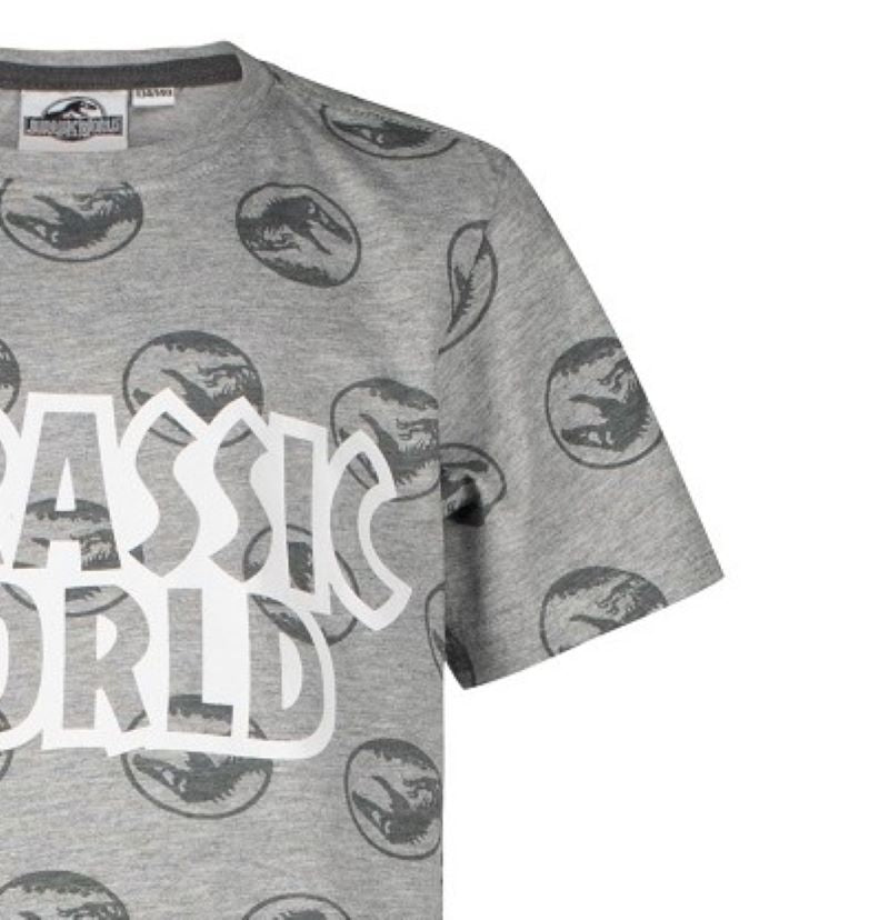 Тениска Jurassic World gray, размер 140