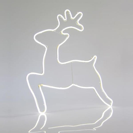 Светещ елен, 3m NEON LED, 65x58см, IP44