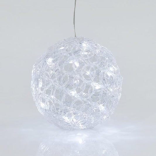 EUROLAMP Акрилна топка с 30 LED, 20см