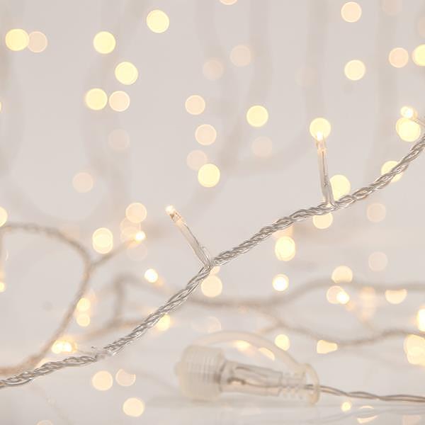 ЛАМПИЧКИ 180LED 3MM,31V,ЗЕЛЕН КАБЕЛ,WW ЦВЯТ(БЕЗ АДАПТОР)