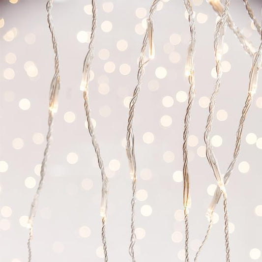 ЛАМПИЧКИ ТИП ЗАВЕСА,240 LED, 31V АДАПТОР С ФУНКЦ., W,100x200, IP44