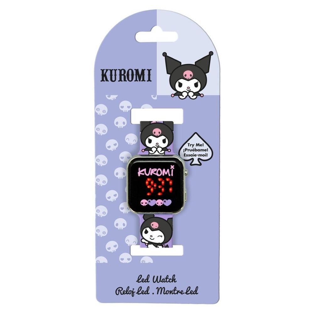 LED часовник Kuromi