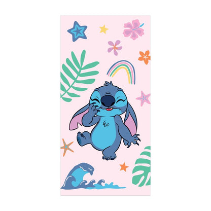 Плажна хавлия Stitch Rainbow, 70x140 см, 100% памук