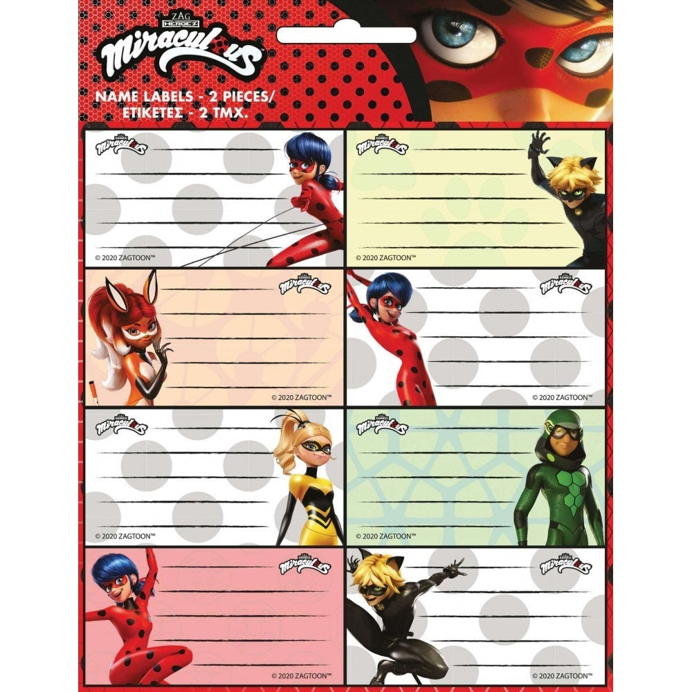 Ученически етикети Калинката и Черния Котарак - 16 бр.