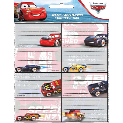 Ученически етикети The Cars - 16 бр.