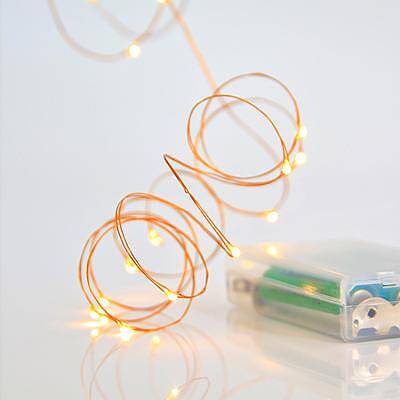 ЛАМПИЧКИ 20MINI LED,3хАА, МЕДЕН КАБЕЛ, ДНЕВНА СВЕТЛИНА
