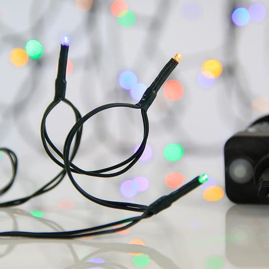 EUROLAMP ЛАМПИЧКИ, 100 LED 3ММ, АДАПТЕР 31V, МУЛТИ LED, IP44