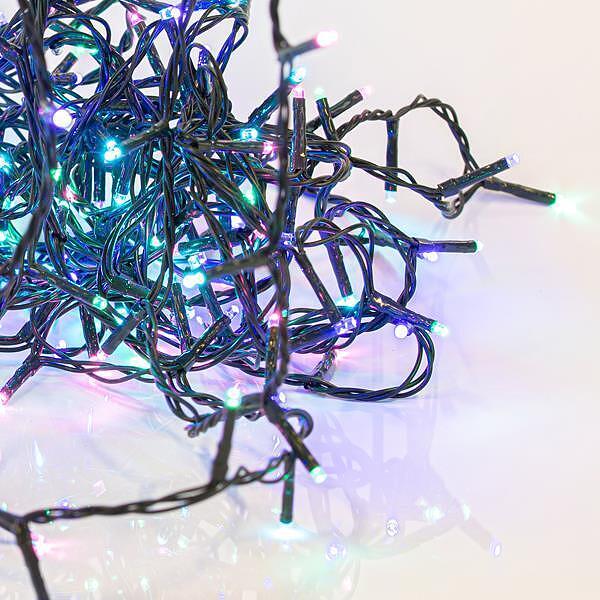 EUROLAMP ЛАМПИЧКИ 50 LED 3MM, АДАПТОР 4,5V, ОПАЛОВИ LED ЗЕЛ КАБЕЛ IP44