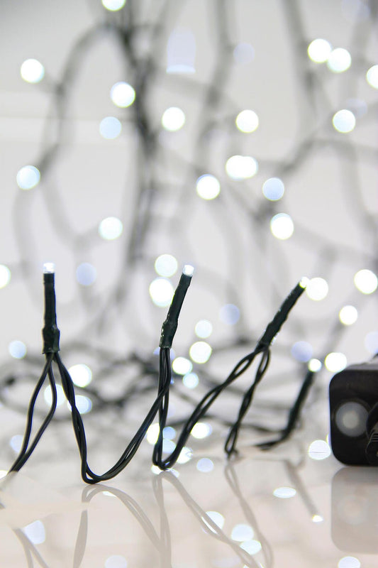 ЛАМПИЧКИ,1500 LED, 31V АДАПТОР С 8 ФУНКЦ,W,ЗАХР.КАБЕЛ 3m, IP44