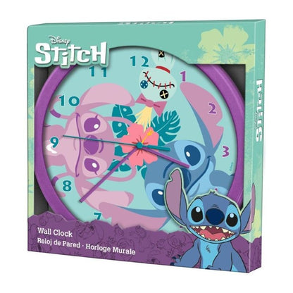 Стенен часовник Stitch и Angel