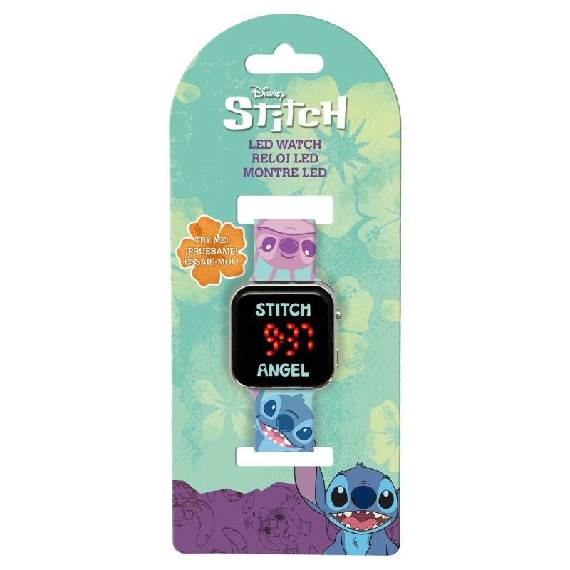 LED часовник Stitch Tropical