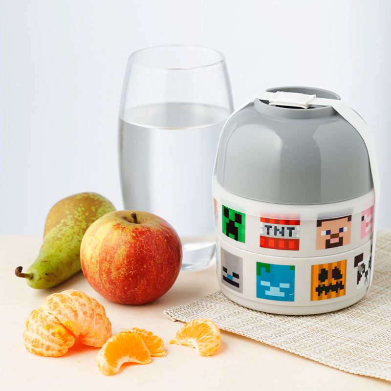 Сет за храна цилиндър Minecraft Faces