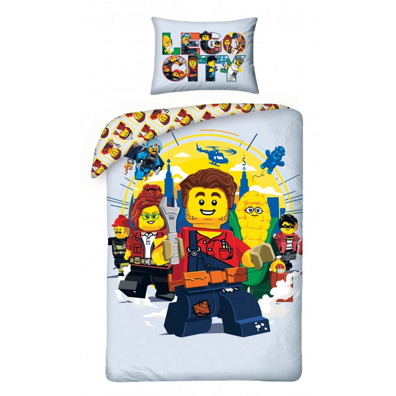 Детски спален комплект LEGO City 1048BL