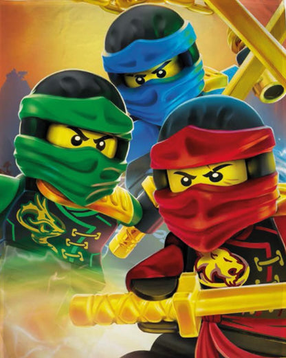 Поларено одеяло LEGO® NINJAGO 130 х 170 см