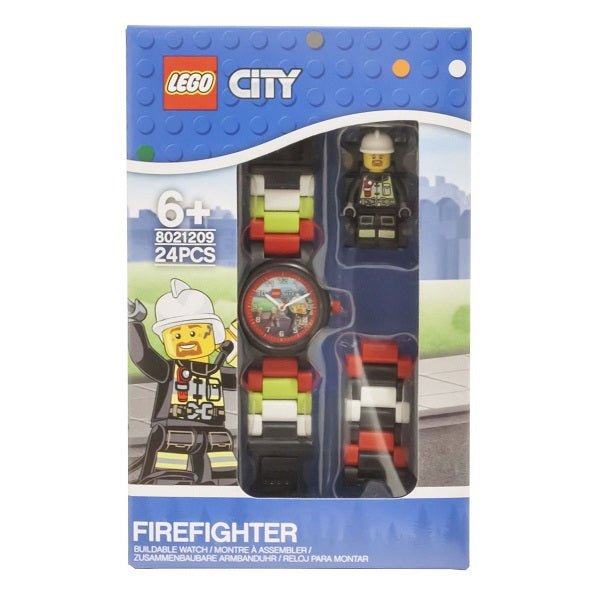 LEGO City пожарникар 2019 детски часовник