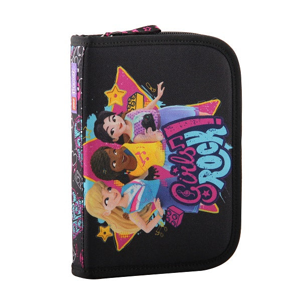 Ученически несесер LEGO Friends Girls Rock със съдържание