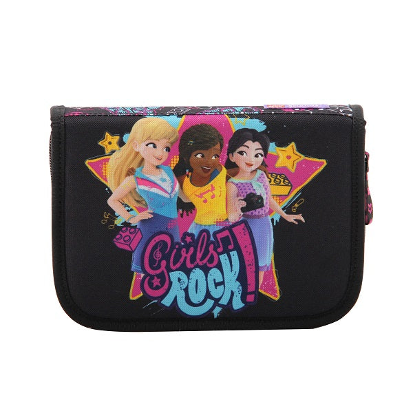 Ученически несесер LEGO Friends Girls Rock със съдържание