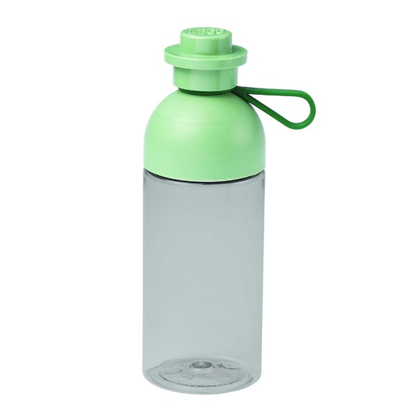 LEGO прозрачна бутилка за пиене 0.5 L - зелена