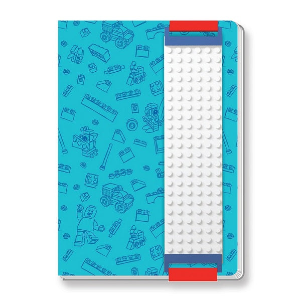 LEGO син тефтер с LEGO лента