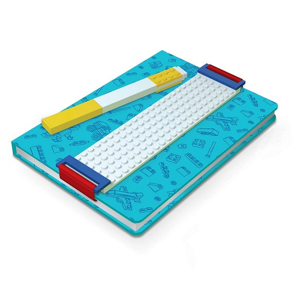 LEGO син тефтер с LEGO лента