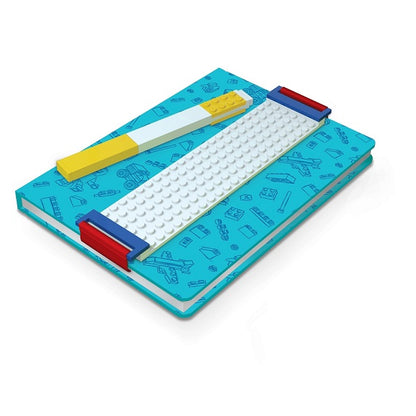 LEGO син тефтер с LEGO лента