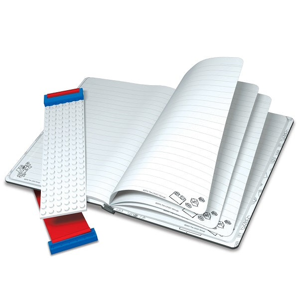 LEGO бял тефтер с LEGO лента